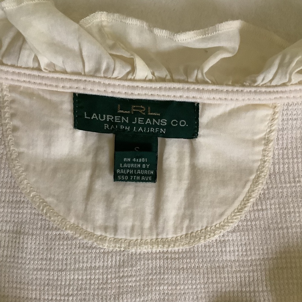 Ralph Lauren Cream Top - Picture 10 of 14